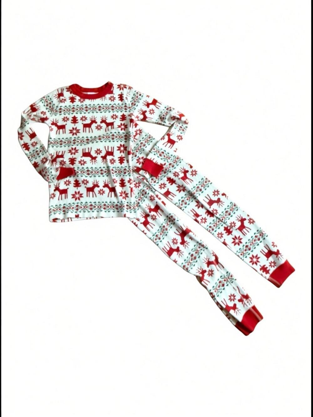 Hanna Andersson Christmas Reindeer Pajamas | Kids US 12 / 150 cm